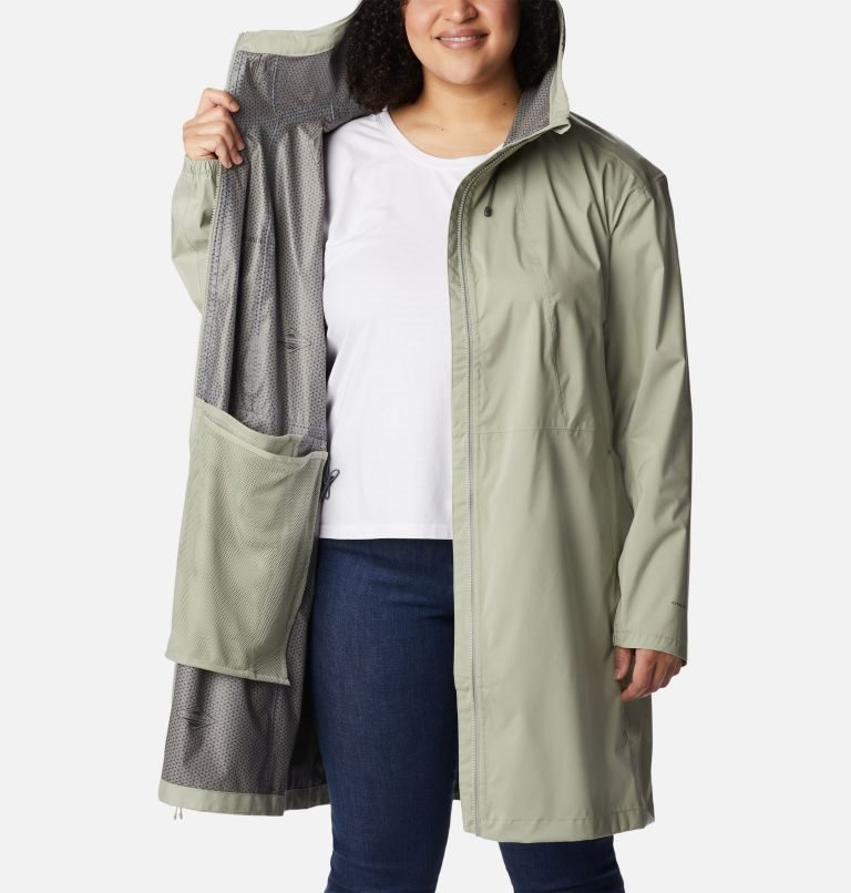 Jachete Shell Columbia Weekend Adventure Long Dama Verde Menta | Plus Size XWM0S8179